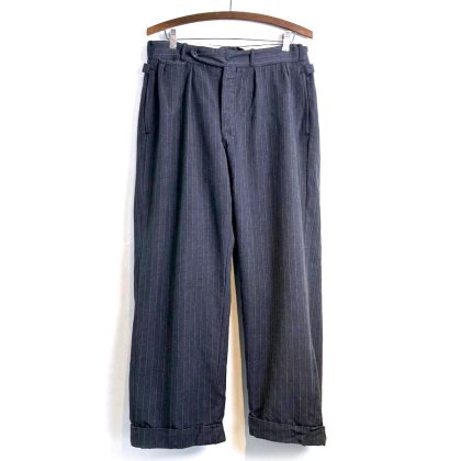  Ρơ 륮Х 2å ȥ饦1930's-Vintage Wool Gabardine 2tuck Trouser