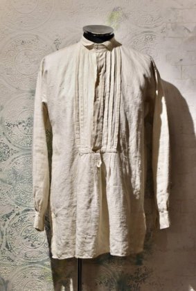 古着 通販　French ~1920s linen shirt
