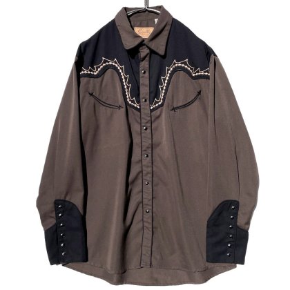  ΡScullyۥơ 󥷥ġ1990's-Vintage Western Shirt