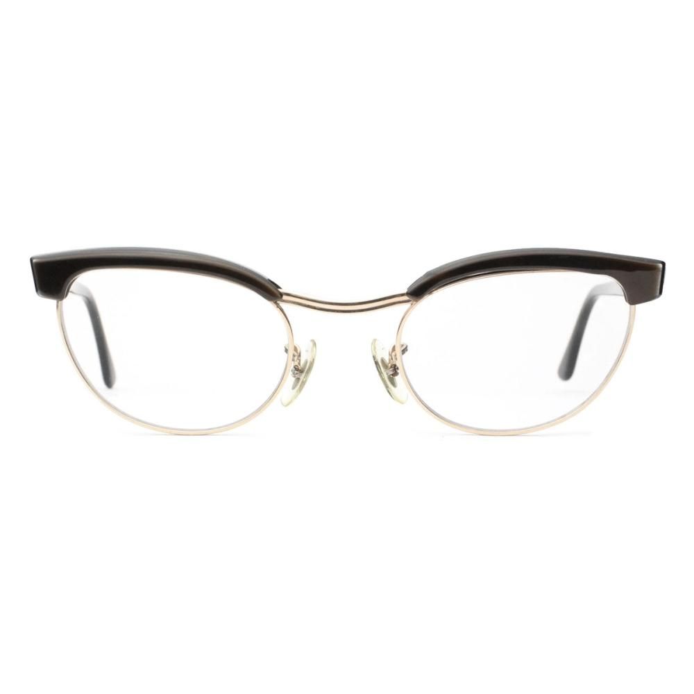 シュロン ヴィンテージ メガネ【SHURON】【1950s-】12 KGF Brow Line