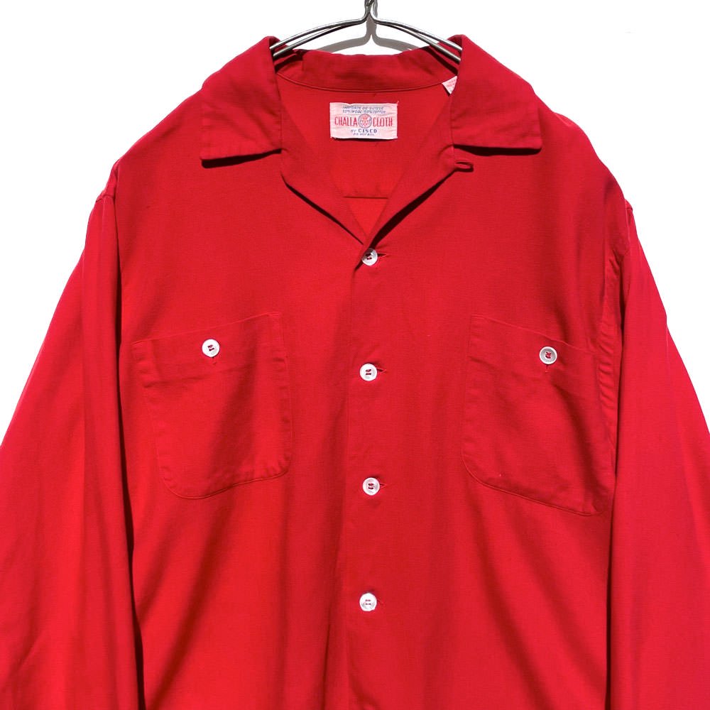 【CISCO】ヴィンテージ オープンカラーシャツ【1950's-】Vintage Open Collar Shirt