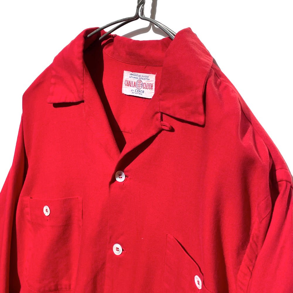 【CISCO】ヴィンテージ オープンカラーシャツ【1950's-】Vintage Open Collar Shirt