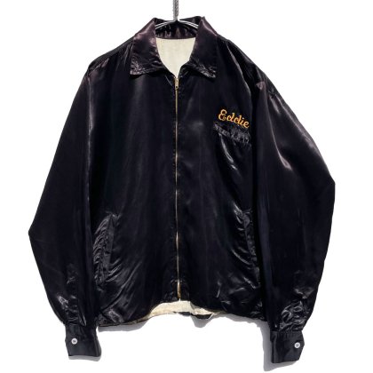  ΡUSS YTM-369ۥơ 졼󥵥ƥ ٥˥㥱åȡ1970's-Vintage Souvenir Satin Jacket