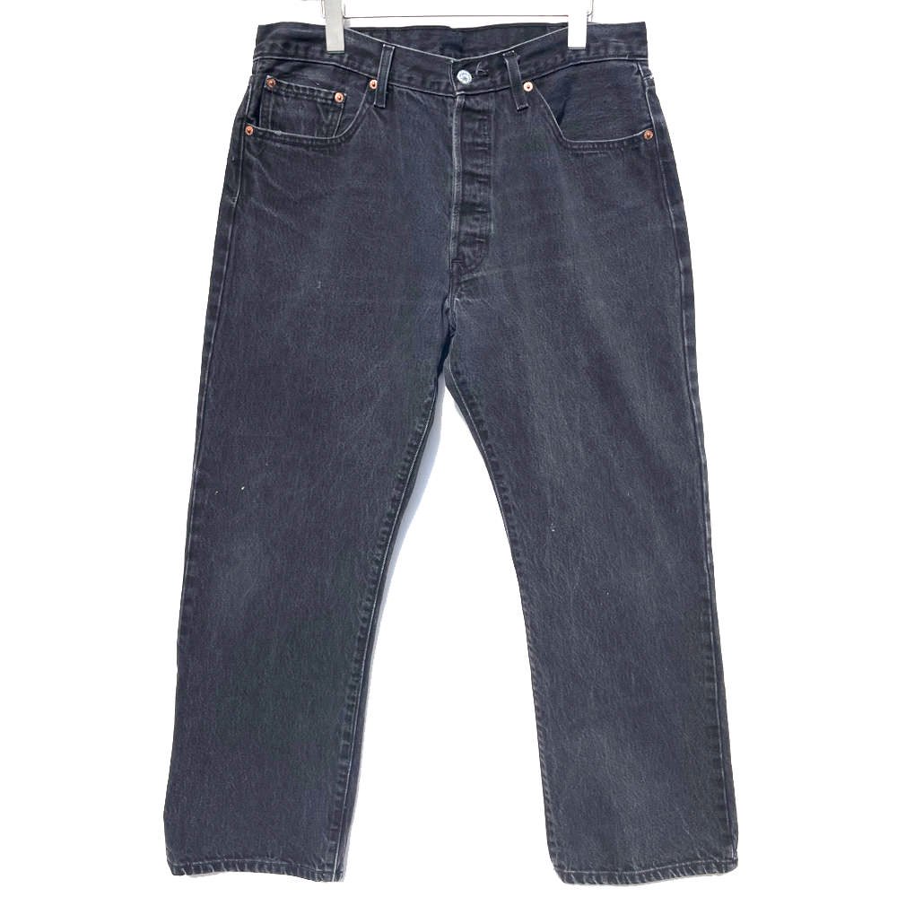 リーバイス 501 ブラック【Levis 501-0660 Made in Haiti】Vintage Black Denim Pants W-35