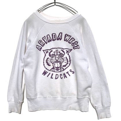古着 通販　【Arvada West Wildcats】ヴィンテージ カレッジ スウェットシャツ【1960's-】Vintage College Sweat
