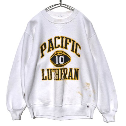 古着 通販　【Pacific Lutheran】ヴィンテージ カレッジ スウェットシャツ 前Vガゼット【1990's-】Vintage College Sweat Shirt