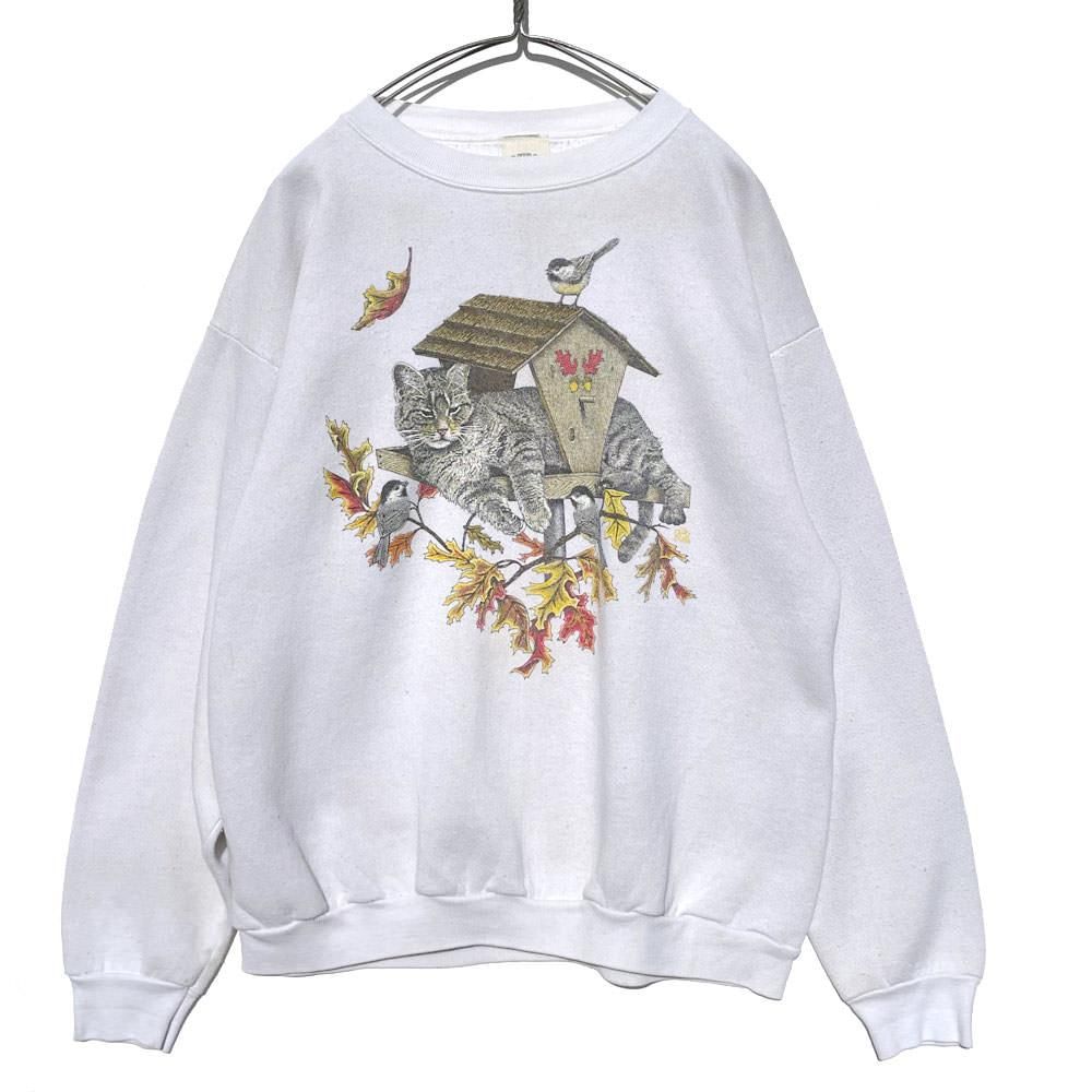 【アメリカ製】90’s vintage print sweatshirt