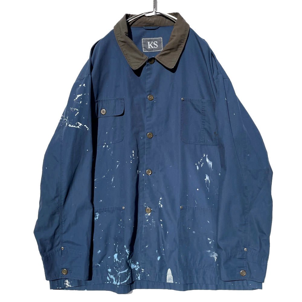 【KS】ヴィンテージ ビッグシルエット ペンキ ワークジャケット【1990's-】Vintage Work Jacket