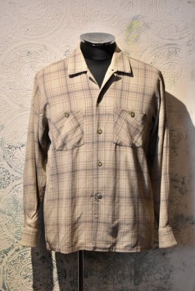  ΡJapanese 1960s open collar shirt