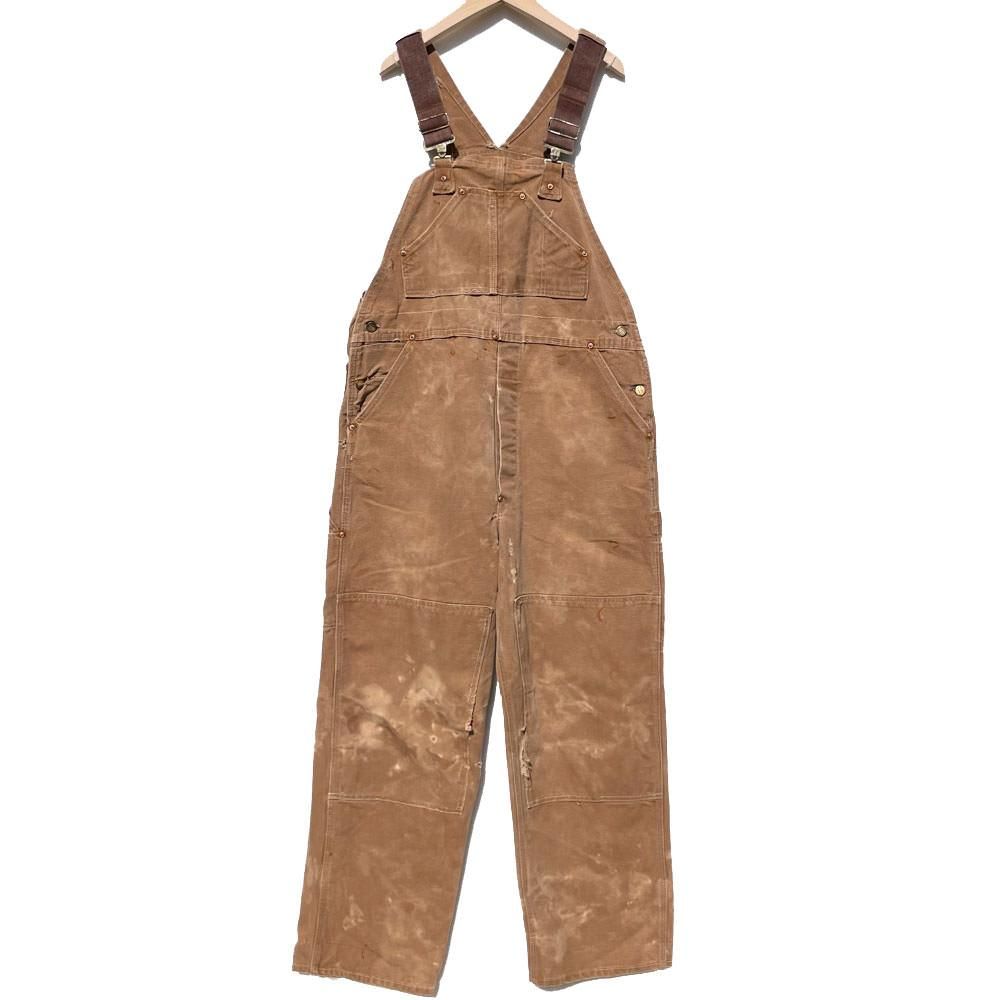 【Carhartt】ヴィンテージ ダブルニー ブラウンダック オーバーオール【1970's-】Vintage Duck Overall