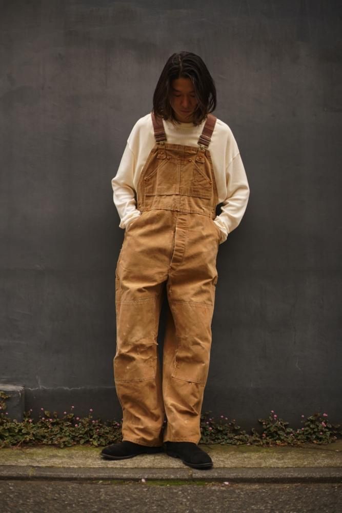 Carhartt オーバーオール ブラウンダック ノンウォッシュ 50s 60s ...