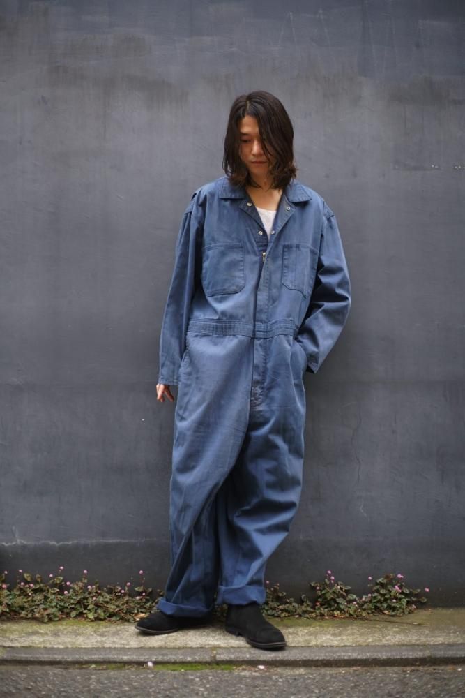 Walls】ヴィンテージ コットン・ポリエステルツイル オールインワン