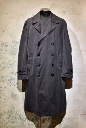  ΡUSN 1960s~ cotton rain coat