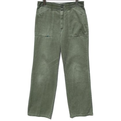 古着 通販　【U.S.ARMY】ミリタリー ファティーグパンツ ベイカーパンツ【1970's-】Vintage Military Fatigue Pants Utility Trousers W-30