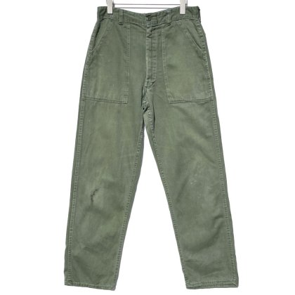 古着 通販　【U.S.ARMY】ミリタリー ファティーグパンツ ベイカーパンツ【1970's-】Vintage Military Fatigue Pants Utility Trousers W-30