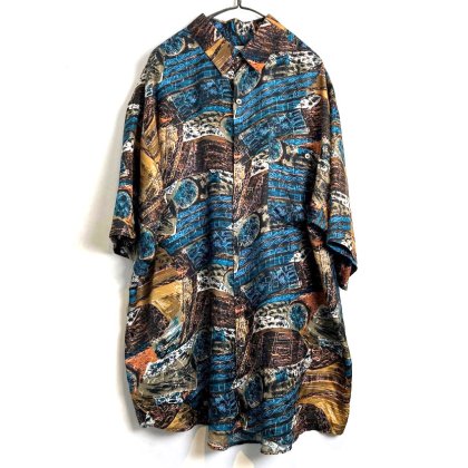  ΡGOOUCHۥơ ȥץ S/S 륯ġ1990'sVintage Rayon Shirt