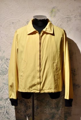  Ρus 1960s~ yellow drizzler jacket