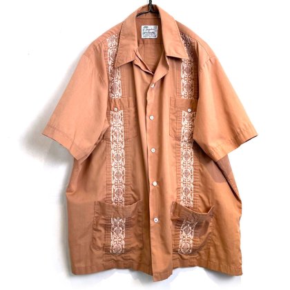  ΡGuayaberaۥơ 塼Хġ1970's-Vintage Cuba Shirt