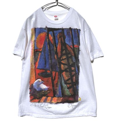  Ρƥ󥰡Stingۥơ ĥץ⡼ Tġ1991'sThe Soul Cages Tour Print T-Shirt