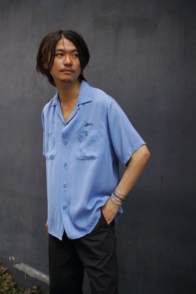 【King Louie TEN STRIKE】ヴィンテージ レーヨン ボーリングシャツ【1950's- Made In USA】Vintage  Bowling Shirt