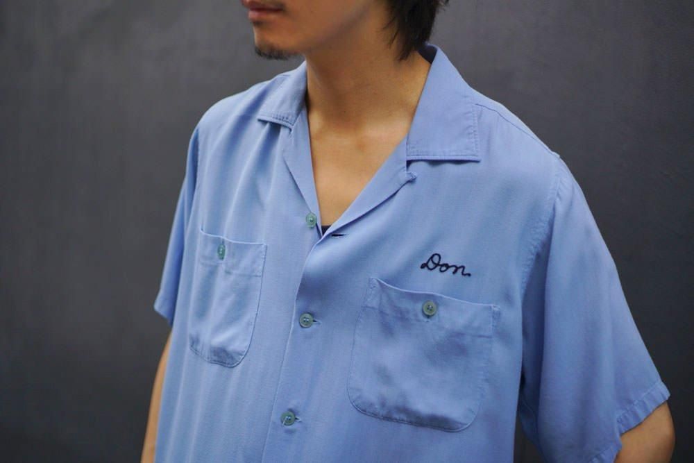 【King Louie TEN STRIKE】ヴィンテージ レーヨン ボーリングシャツ【1950's- Made In USA】Vintage  Bowling Shirt