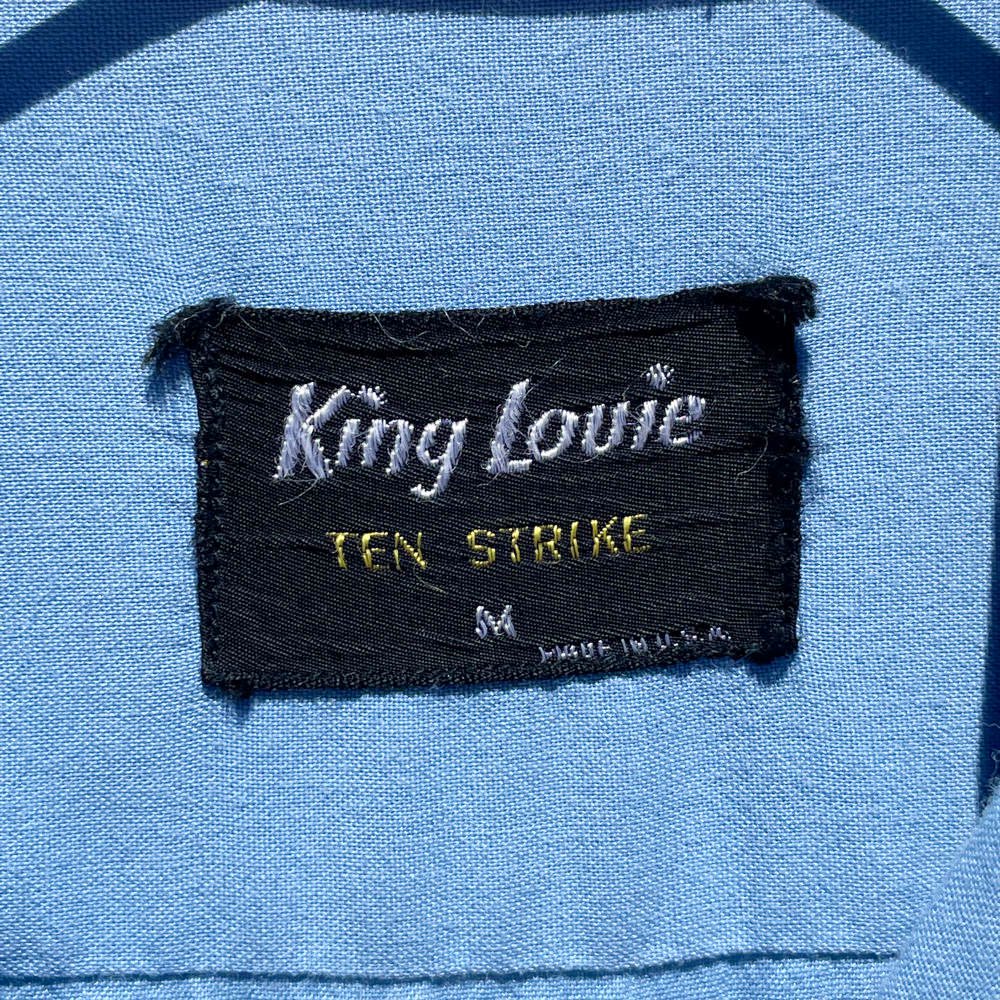 【King Louie TEN STRIKE】ヴィンテージ レーヨン ボーリングシャツ【1950's- Made In USA】Vintage  Bowling Shirt