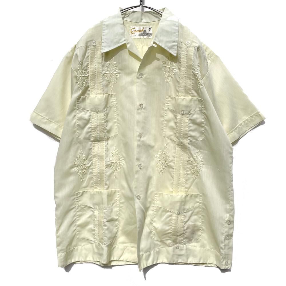 【Caracol】ヴィンテージ キューバシャツ【1980's-】Vintage Cuba Shirt