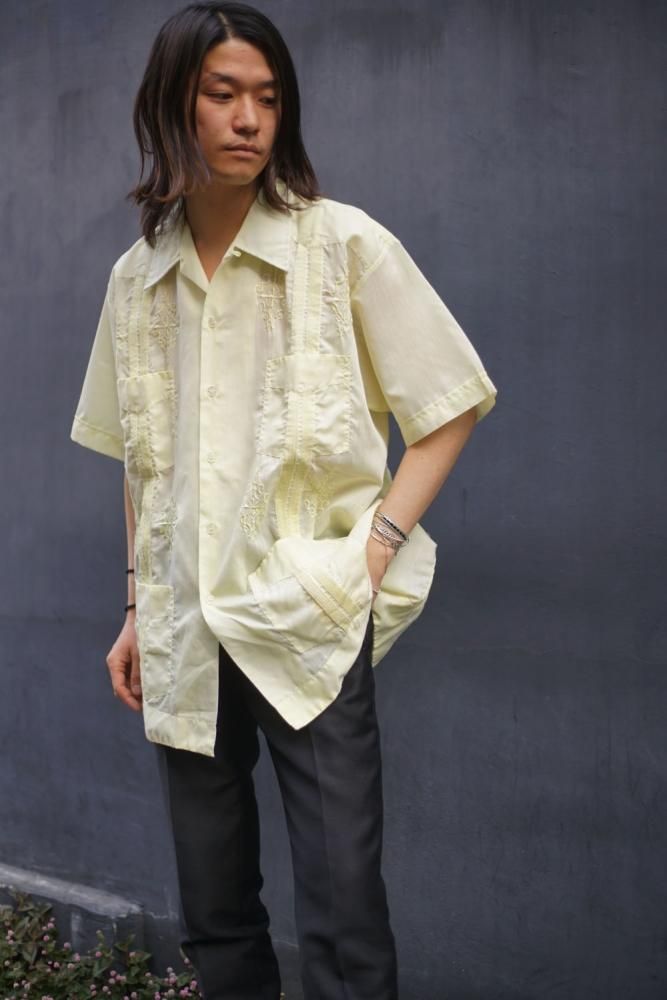 【Caracol】ヴィンテージ キューバシャツ【1980's-】Vintage Cuba Shirt