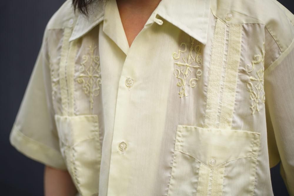 【Caracol】ヴィンテージ キューバシャツ【1980's-】Vintage Cuba Shirt