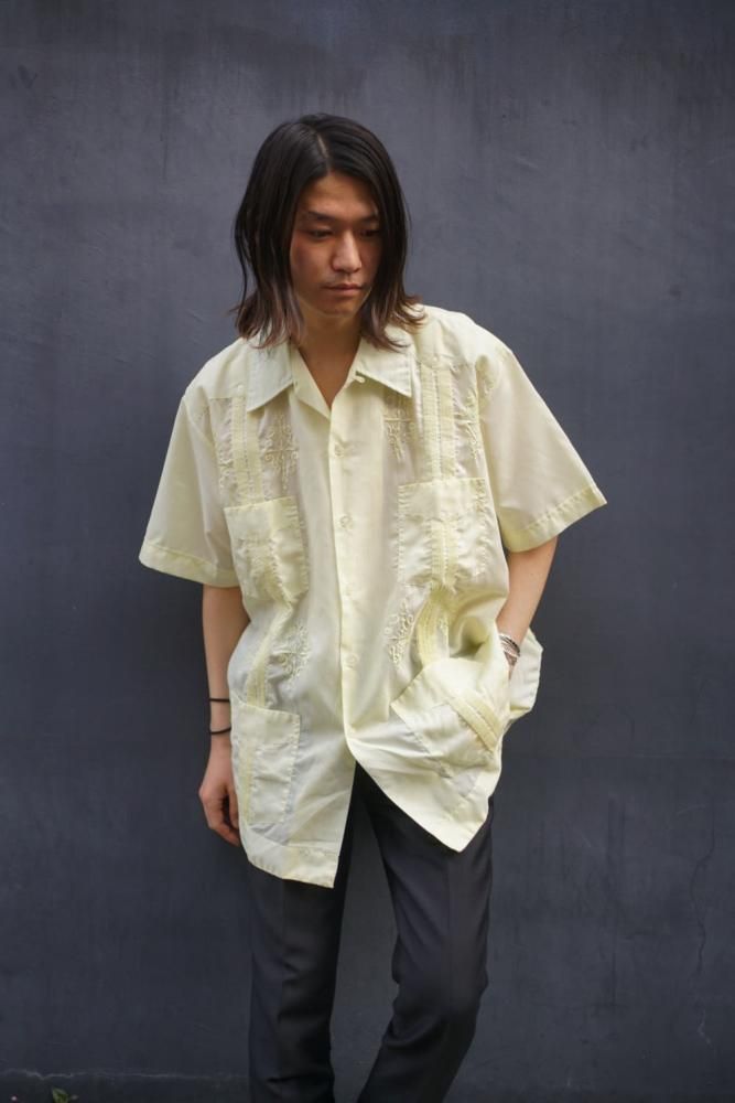 【Caracol】ヴィンテージ キューバシャツ【1980's-】Vintage Cuba Shirt