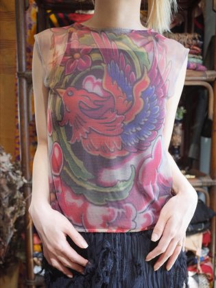  ΡPhoenix Mesh Tattoo Tops