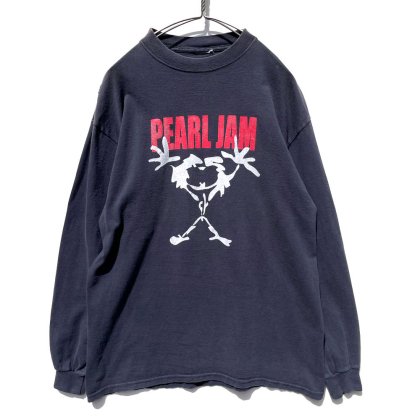  ΡPEARL JAMۥơ L/S ɥĥ Tġ2000'sThe World Tour T-Shirt