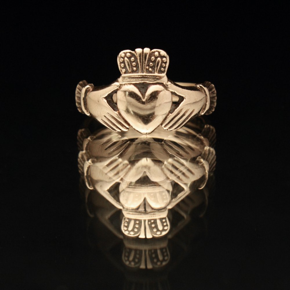 ヴィンテージ クラダーリング【375 9ct Gold Made In IRELAND 1982's-】Vintage Claddagh Ring |  古着 通販 ヴィンテージ古着屋 | RUMHOLE beruf - Online Store 公式通販サイト