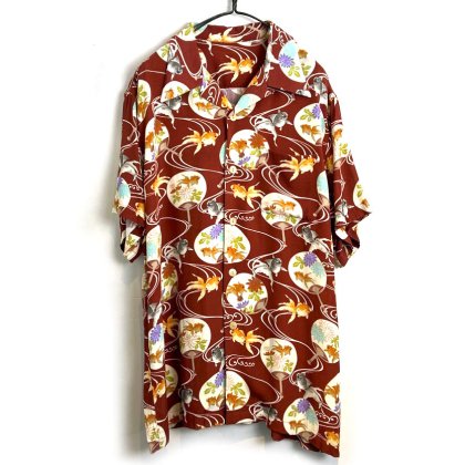  Ρơ 졼 ϥ ϥ磻󥷥ġ1990's-Vintage Rayon Hawaiian Shirt