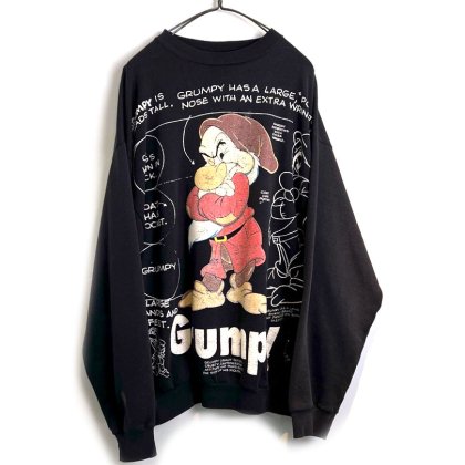  ΡGRUMPYۥơ ǥˡե åȥġ1990's-Vintage Disney Official Sweat Shirt