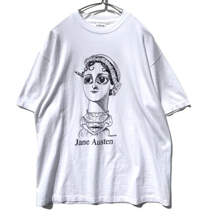  ΡJane Austen - Made In USAۥơ ѥǥץ Tġ1991's-Vintage Caricature Print T-Shirt