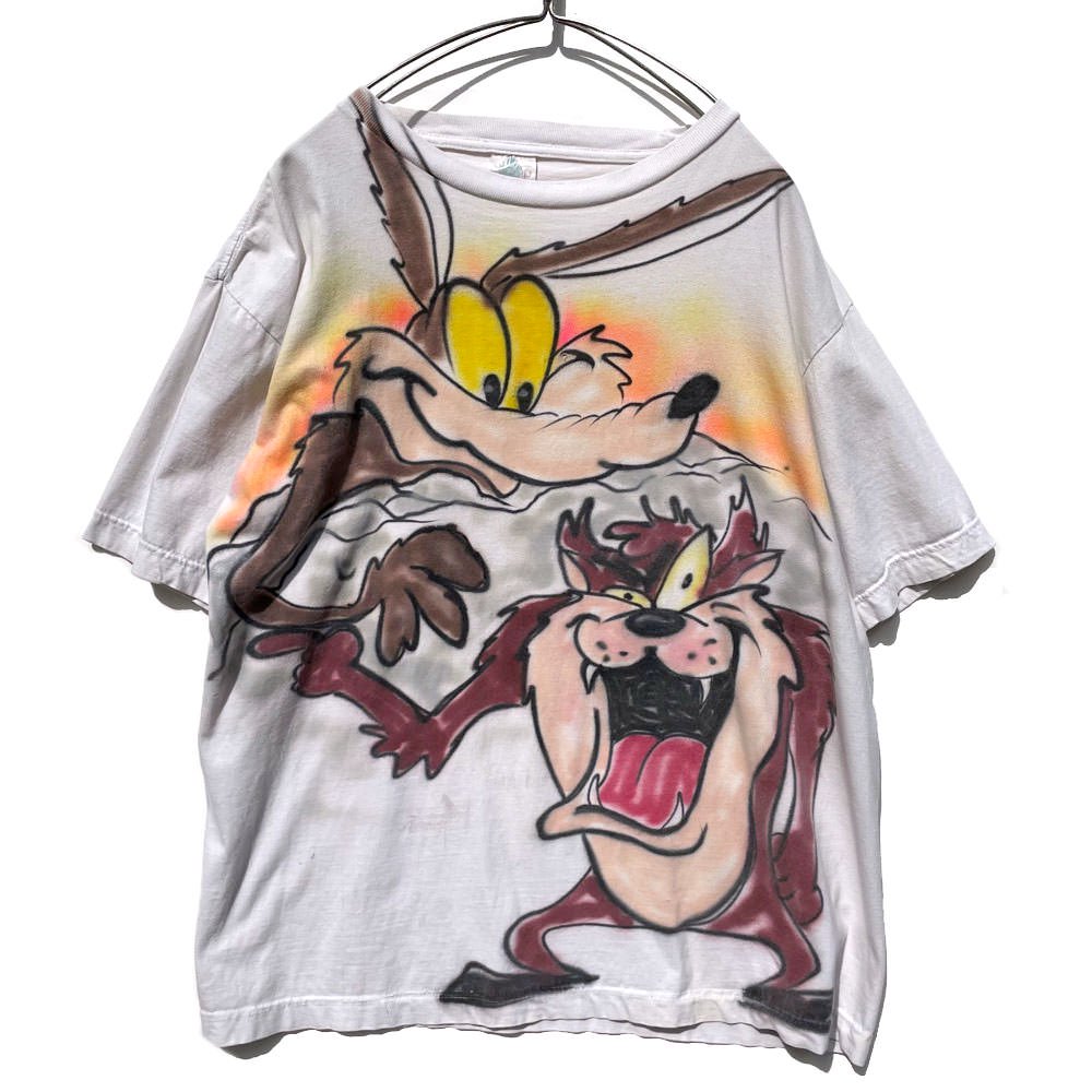 ルーニー・テューンズ【Looney Tunes】ヴィンテージ スプレーアート ハンドペイント Tシャツ【1990's-】Vintage T-Shirt
