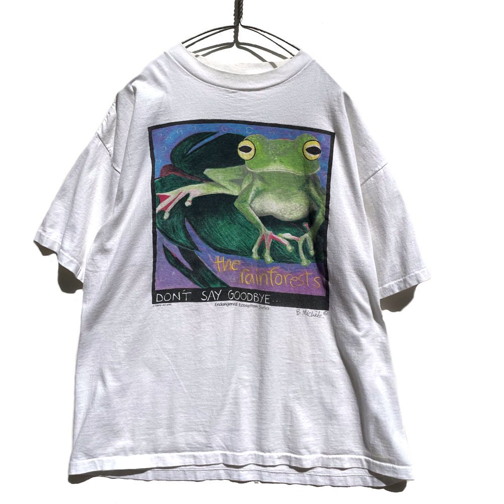 古着 通販 【FABRIC ART - Made In USA】ヴィンテージ アートプリント Tシャツ 【1990's-】Vintage Art Print T-Shirt