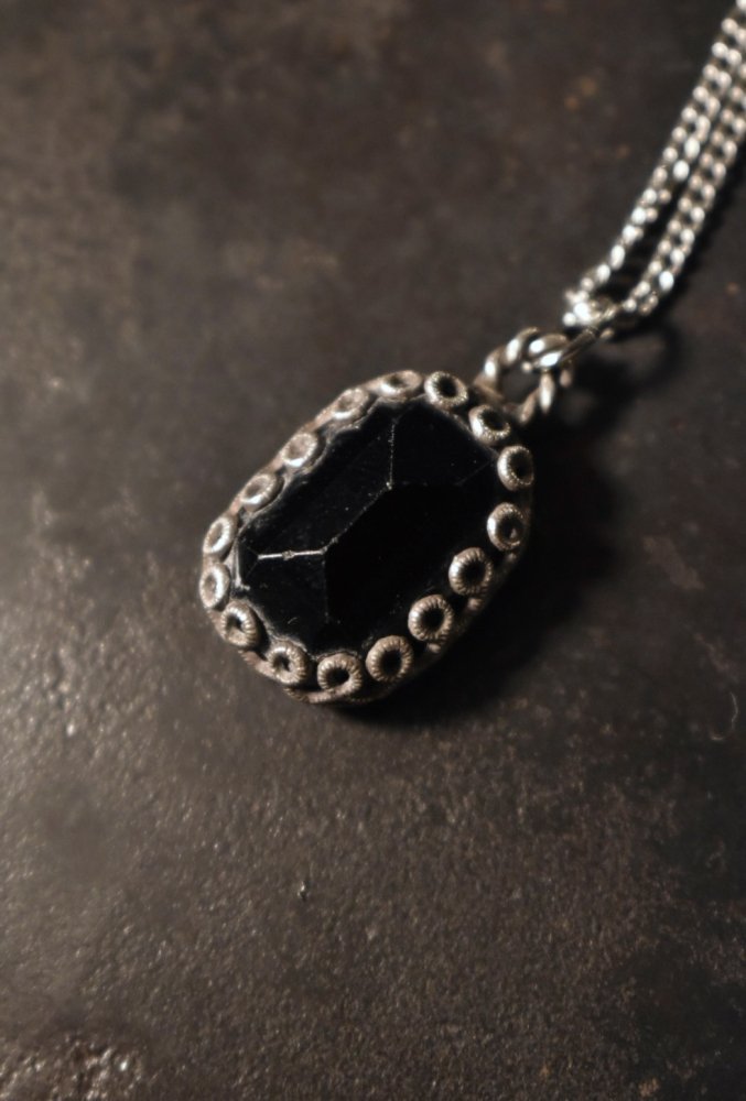 Vintage silver × onyx necklace ヴィンテージ シルバー オニキス ネックレス