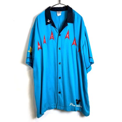  ΡThe Disney Storeۥơ ܡ󥰥ġ1990's-Vintage Rayon Bowling Shirt