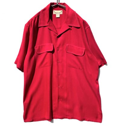  ΡPARADISE COVESۥơ S/S ץ󥫥顼 륯ġ1990's-Vintage Rayon Shirt