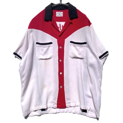 古着 通販　【Service Bowling Shirt - Union Made 】ヴィンテージ レーヨン ボーリングシャツ【1960's-】Vintage Bowling Shirt