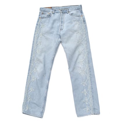  Ρak remake productsvictorian pattern denim pants Levi's 501
