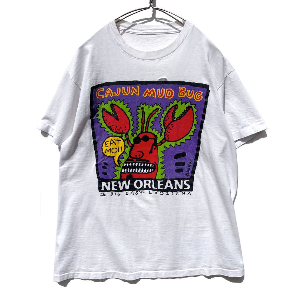 古着 通販 【NEW ORLEANS - Big Hed Designs】ヴィンテージ アートプリント スーベニアTシャツ【1990's-】Vintage T-Shirt