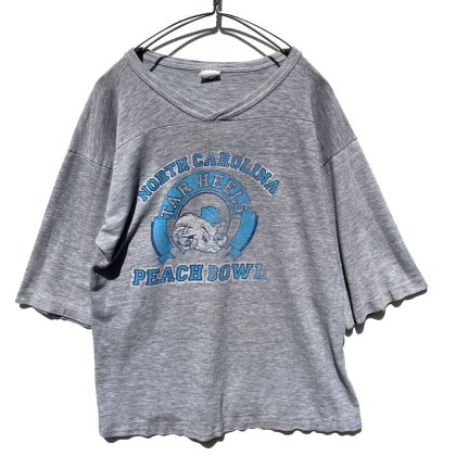  ΡNorth Carolina Tar Heels Footballۥơ H/S եåȥܡTġ1970's-Vintage Football T-Shirt
