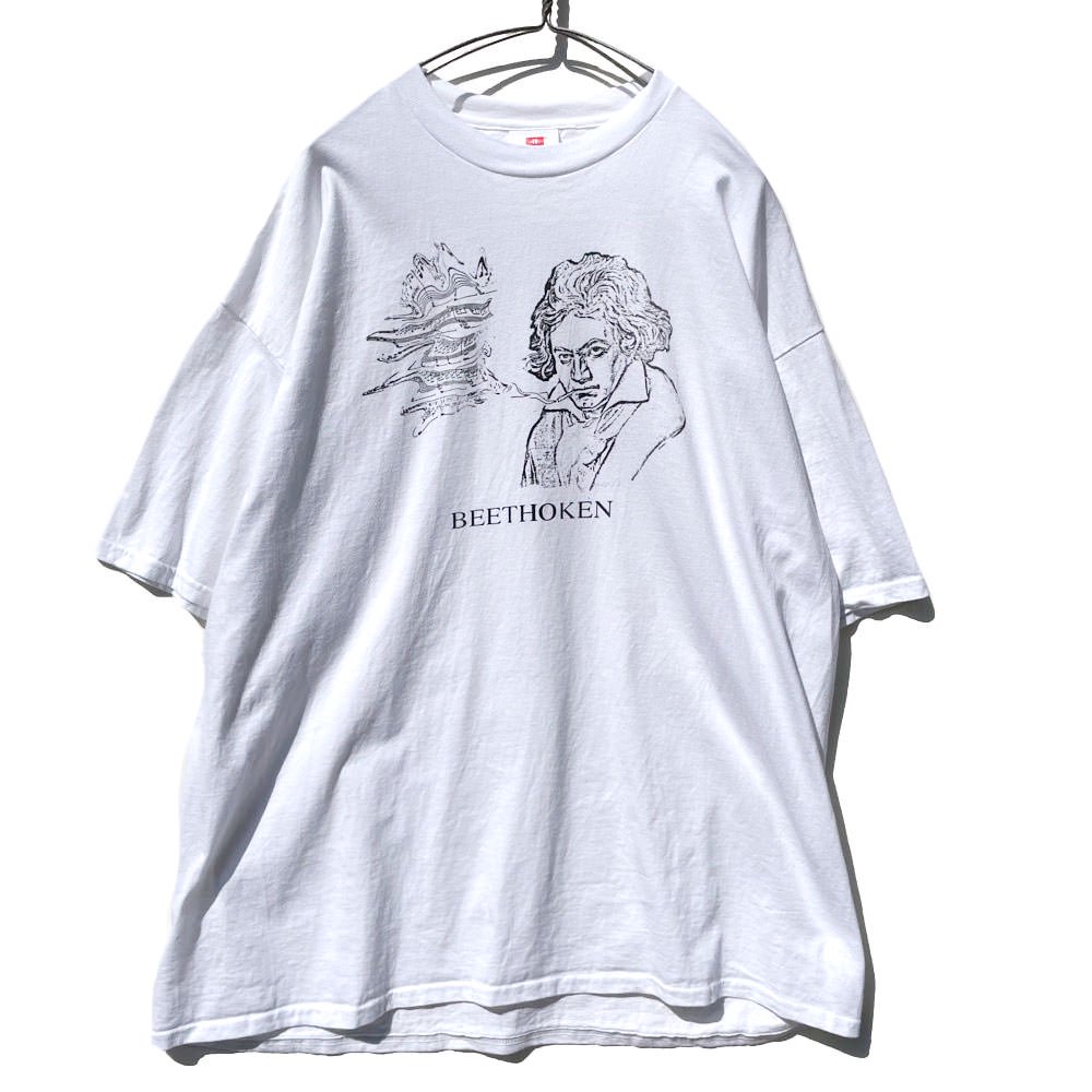 古着 通販 【Beethoven】ヴィンテージ ビッグシルエット ベートーベン プリント Tシャツ【Hanes】Vintage Print T-Shirt