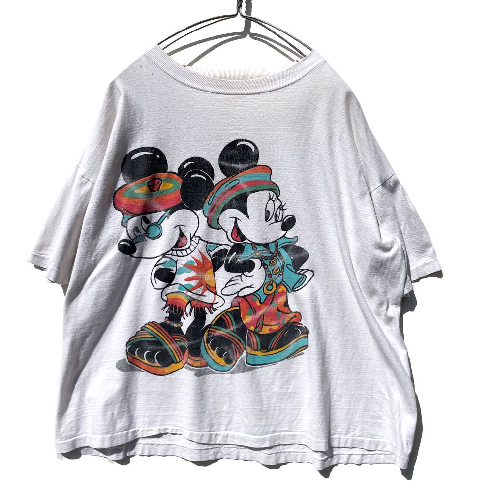 古着 通販 オールドミッキー【Mickey & Minnie】ヴィンテージ プリント Tシャツ【1980's-】Vintage Print T-Shirt