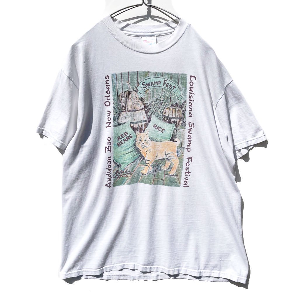 古着 通販 【Audubon Zoo - Made In USA】ヴィンテージ フェスティバル Tシャツ【1990's-】Vintage Print T-Shirts