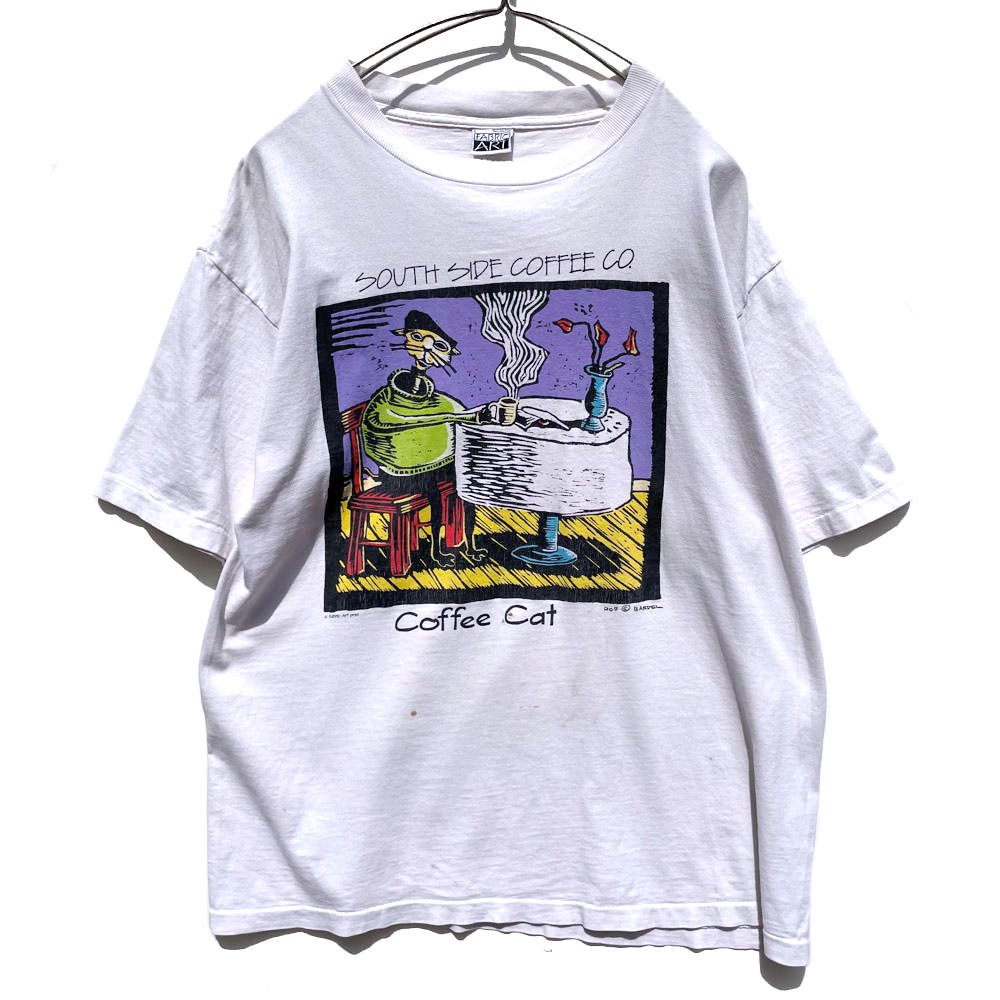 90年代 HIGH COTTON INC BAROQUE バロック アートTシャツ USA製 メンズL ヴィンテージ /eaa355854