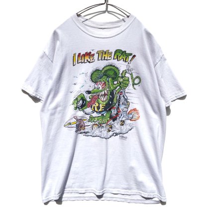 古着 通販　【Ed Roth】ヴィンテージ ホットロッド ラットフィンクプリント Tシャツ【2002's】Vintage Rat Fink Print T-Shirt